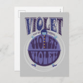Je zet Violet aan, Violet! Briefkaart (Voorkant / Achterkant)