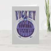 Je zet Violet aan, Violet! Kaart (Voorkant)