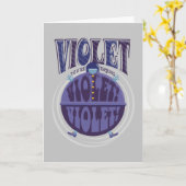 Je zet Violet aan, Violet! Kaart (Gele Bloem)