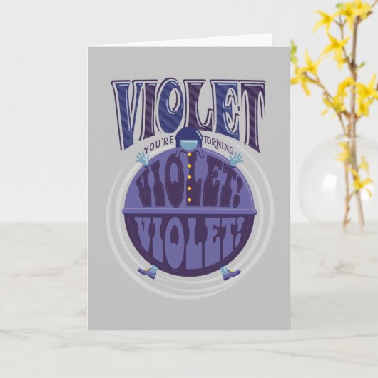 Je zet Violet aan, Violet! Kaart (Gele Bloem)