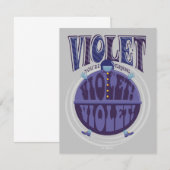 Je zet Violet aan, Violet! Notitiekaartje (Voorkant / Achterkant)