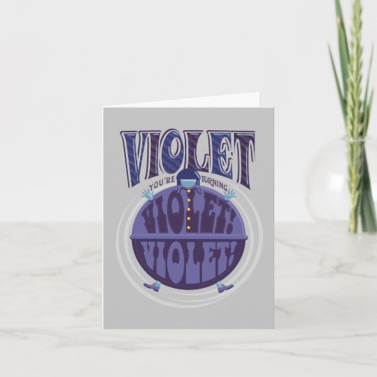 Je zet Violet aan, Violet! Notitiekaartje (Voorkant)