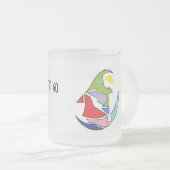 Je ziel in het bekertje zeilen | Mok van voorglas (Voorkant rechts)