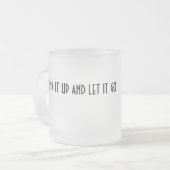 Je ziel in het bekertje zeilen | Mok van voorglas (Voorkant links)