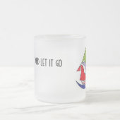 Je ziel in het bekertje zeilen | Mok van voorglas (Center)