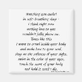 Je zien slapen magneet (Voorkant)