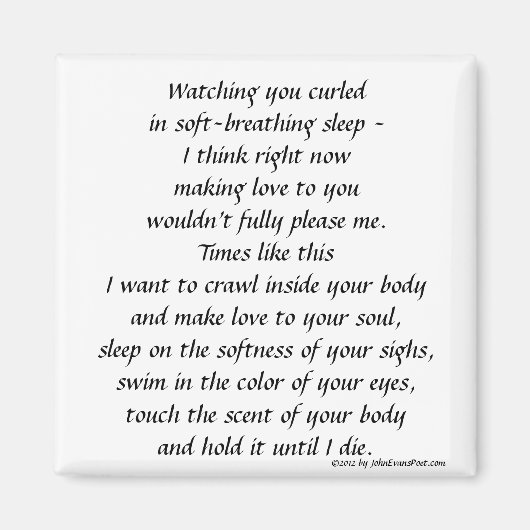 Je zien slapen magneet (Voorkant)