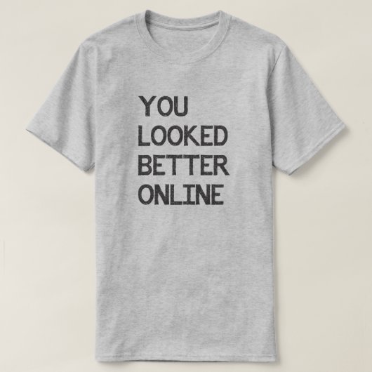 Je ziet er beter uit op Facebook Myspace Match T-shirt (Design voorkant)