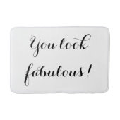 Je ziet er Fabulous Bath Mat uit (Voorkant)