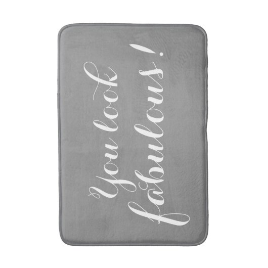 Je ziet er fantastisch uit badmat (Voorkant Verticaal)