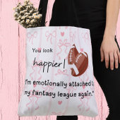 Je ziet er gelukkiger uit! Fantastisch Football vo Tote Bag