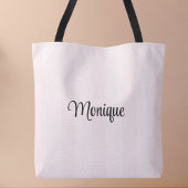 Je ziet er gelukkiger uit! garen humor tote bag