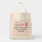 Je ziet er gelukkiger uit! Zelf garens kopen Tote Bag (Voorkant)