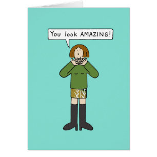 Je ziet er geweldig uit als Cartoon Lady