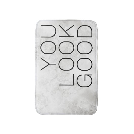 Je ziet er goed uit badmat (Voorkant Verticaal)