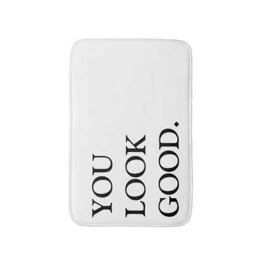 je ziet er goed uit in badmat (Voorkant Verticaal)