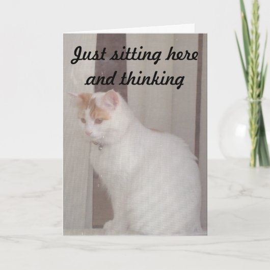 JE ZIET ER GROOT UIT OP "40" KAART (Voorkant)