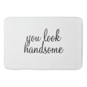 'Je ziet er handig uit' grote baden Badmat (Voorkant)