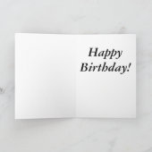 Je ziet er niet zo'n oude Birthday kaart uit (Binnen)