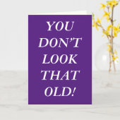 Je ziet er niet zo'n oude Birthday kaart uit (Gele Bloem)