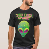 Je ziet er Spacey kleurrijke Alien Graphic uit T-shirt (Voorkant)