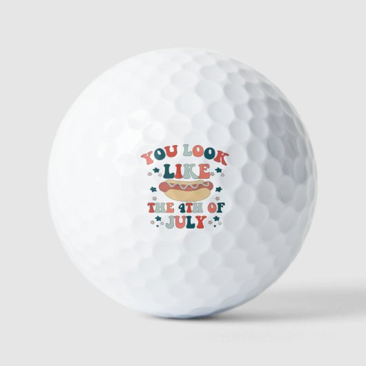 Je ziet er uit als het hete doekje van 4 juli golfballen (Voorkant)