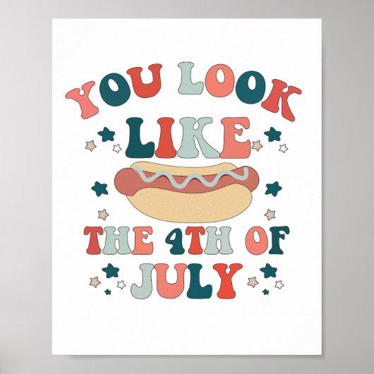 Je ziet er uit als het hete doekje van 4 juli poster (Voorkant)