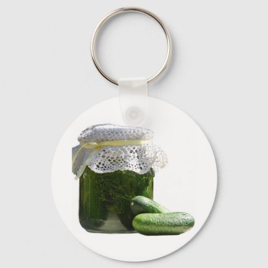 Je ziet er zo cool uit als een komkommer. sleutelhanger (Voorkant)