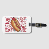 Je ziet eruit als 4 juli maakt me een hotdog bagagelabel (Voorkant (horizontaal))