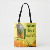 Je ziet eruit als een bananenbruinwortel en fruit tote bag (Voorkant)