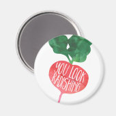 Je ziet eruit als Radishu | Veggie Pun Magneet (Voorkant / Achterkant)