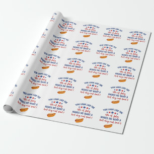 Je ziet eruit alsof 4 juli me doet verlangen cadeaupapier