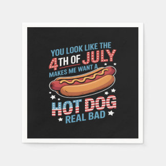 Je ziet eruit alsof de 4e juli me wil doen servet