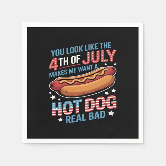 Je ziet eruit alsof de 4e juli me wil doen servet (Voorkant)