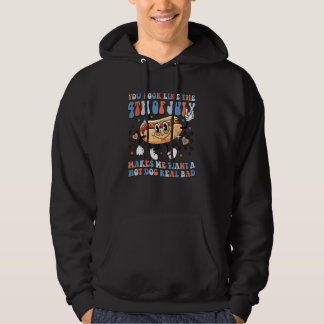 Je ziet eruit alsof ik met de vierde juli een hete hoodie