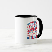 Je ziet eruit alsof ik met de vierde juli een hete mok (Voorkant rechts)