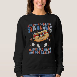 Je ziet eruit alsof ik met de vierde juli een hete trui