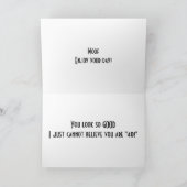 JE ZIET ERUIT OM "40" TE ZIJN KAART (Binnen)