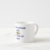 Je ziet hier grappige tekst espresso kop (Voorkant rechts)