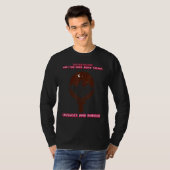 Je ziet Natuur en ik zie Deer Jerky Sassy Sarcast T-shirt (Voorkant volledig)