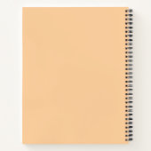 Je ziet spiralen Notebook Notitieboek (Achterkant)