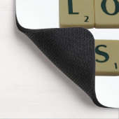 Je ziet SUS Letter Tegels Geweldige prijsopgave Muismat (Hoek)