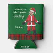 Je ziet wanneer je een leuk cadeau op maat Drink Blikjeskoeler (Voorkant)