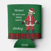 Je ziet wanneer je een leuk cadeau op maat Drink Blikjeskoeler (Achterkant)