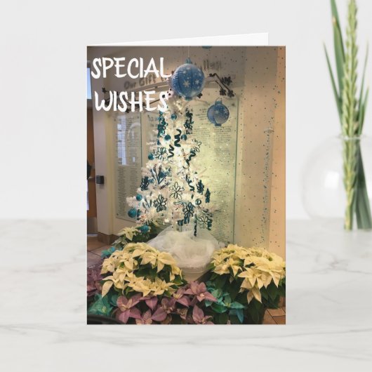 **JE** ZIJN ALTIJD GELADEN CHRISTMAS WISH FEESTDAGEN KAART (Voorkant)