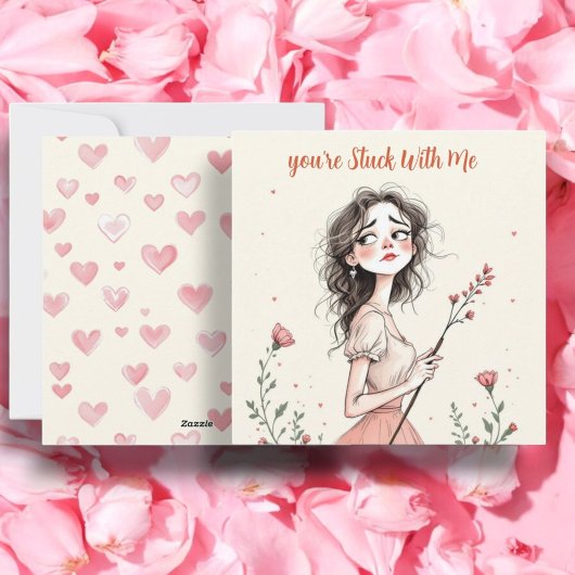 Je Zit Aan Me Vast Feestdagenkaart