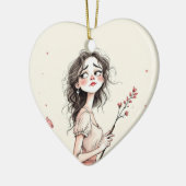 Je Zit Aan Me Vast Keramisch Ornament (Links)