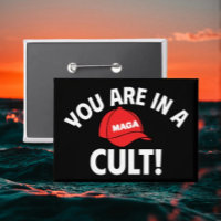 Je zit in een cultus! | Vetgedrukte rode Petten Bu