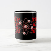 Je zit in mijn Humor Black Mok. Tweekleurige Koffiemok (Center)