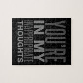 Je zit in mijn ongeschikte gedachten legpuzzel (Horizontaal)